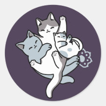 Malabarismo de leva - gatos durmientes curados