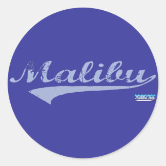 Pegatina Redonda Malibu Swash