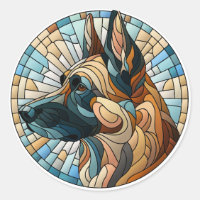 Malinois belga - Arte Mosaico