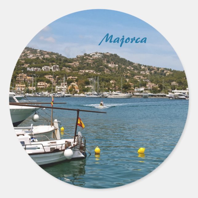 Pegatina Redonda Mallorca (Anverso)