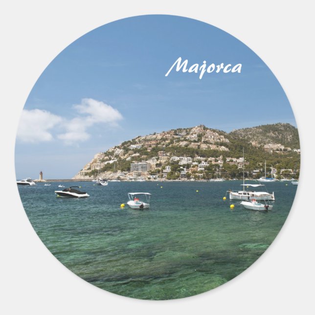 Pegatina Redonda Mallorca (Anverso)