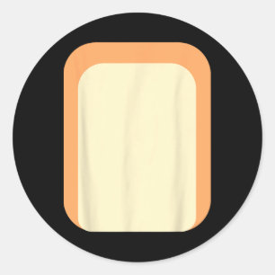 Pegatina Redonda Mamá De Amortiguador Azul Ropa De Familia De Perro