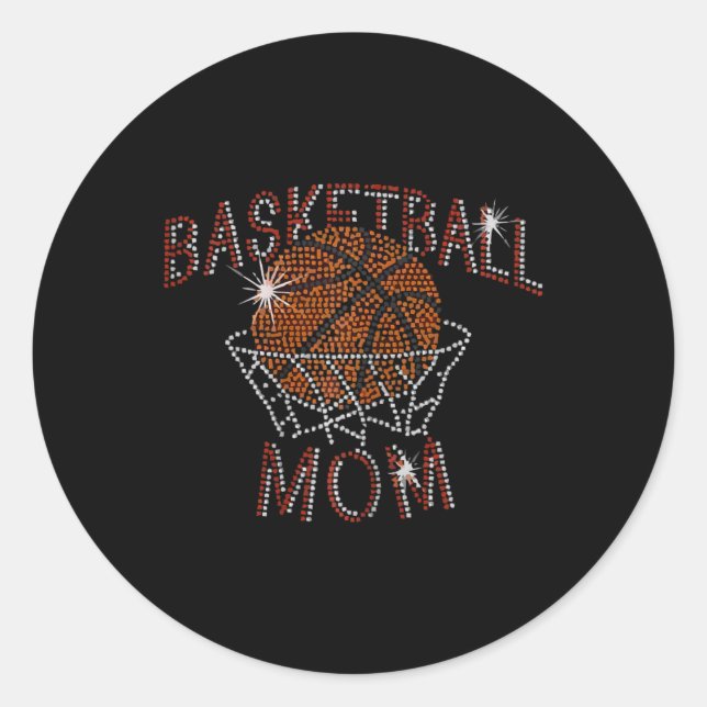 Pegatina Redonda Mamá De Bysketbyll Para Mamá Bysketbyll (Anverso)