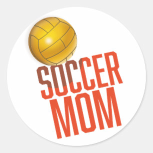 Pegatina Redonda Mamá del Fútbol