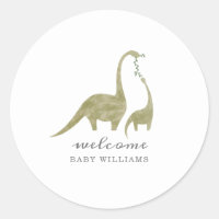 Mamá y bebé Dinosaurio Neutral Baby Shower