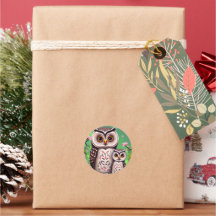 Mamá y Bebé Lechuza