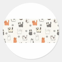 "Mañanas Meow-gicas" – Patrón continuo de gatitos 