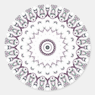 Pegatina Redonda Mandala