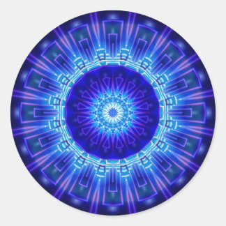 Pegatina Redonda Mandala Atlantis creado por Tutti