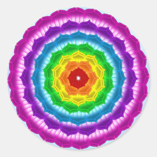 Pegatina Redonda Mandala Chakra