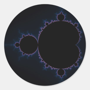Pegatina Redonda Mandelbrot Set 10