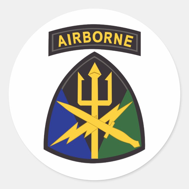 Pegatina Redonda Mando de Operaciones Especiales (Anverso)