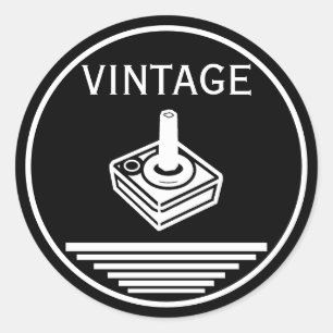 Pegatina Redonda Mando vintage