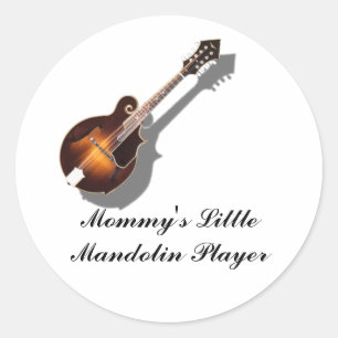 PEGATINA REDONDA MANDOLIN-STICKER
