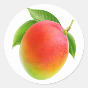 Pegatina Redonda Mango