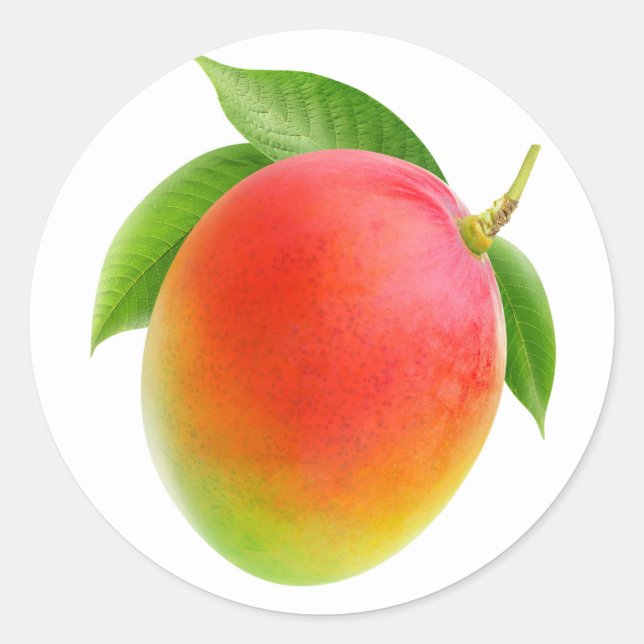 Pegatina Redonda Mango (Anverso)