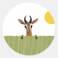 Mango the Gazelle Peek-a-boo