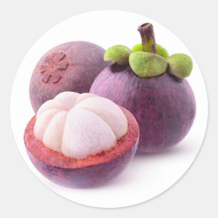 Pegatina Redonda Mangosteens