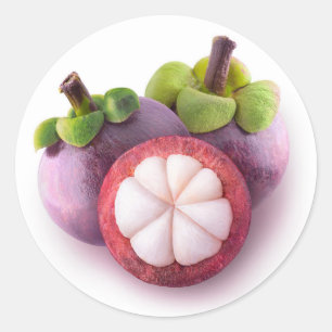 Pegatina Redonda Mangosteens