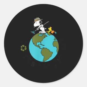 Pegatina Redonda Maní - Tierra Día Hogar, dulce hogar _2