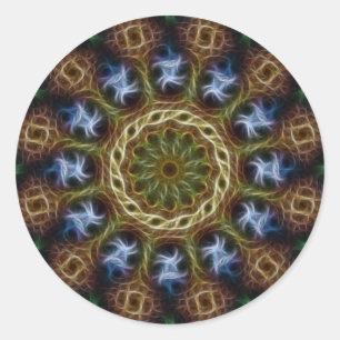 Pegatina Redonda Manifiesto de divinidad (Pegatina)