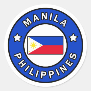 Pegatina Redonda Manila Filipinas