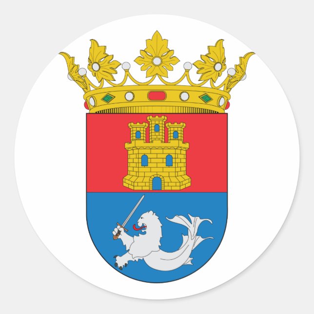 Pegatina Redonda Manila, Filipinas (Anverso)