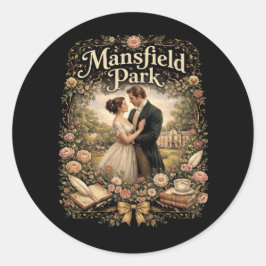 Pegatina Redonda Mansfield Park