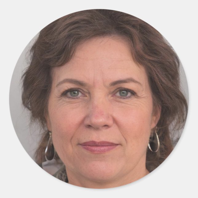 Pegatina Redonda Mantenerlo divertido (Anverso)