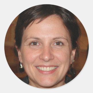 Pegatina Redonda Manténganse Fuertes, Sean Positivos