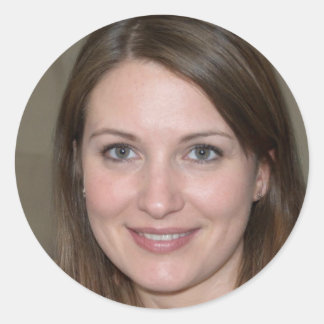 Pegatina Redonda Manténganse Fuertes, Sean Positivos