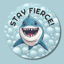 ¡Mantente Feroz! Tiburón sonriente