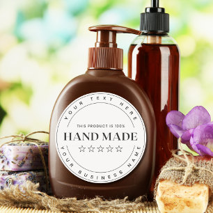 Pegatina Redonda Manual para pequeñas empresas de personalizado