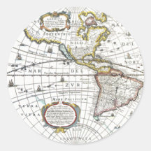 Mapa Antiguo del Mundo Antiguo por Hendrik Hondius