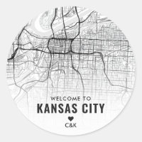 Mapa de Kansas City | Bienvenida Boda