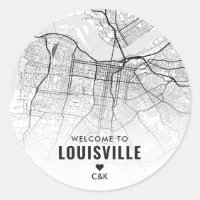 Mapa de Louisville | Bienvenida Boda