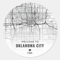 Mapa de Oklahoma City | Bienvenida Boda