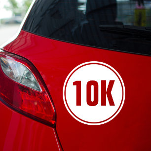 Pegatina Redonda Maratón de 10K