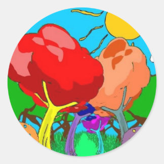 Pegatina Redonda maravilla