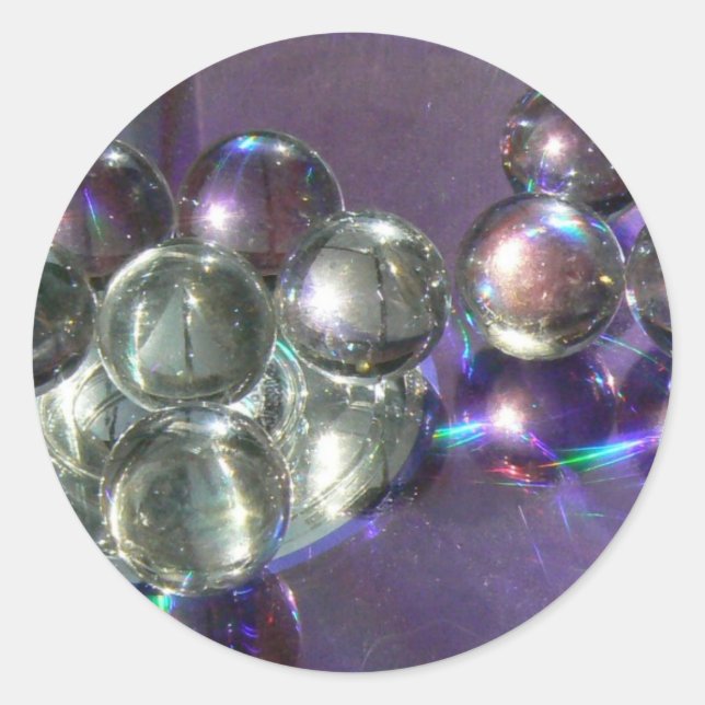 Pegatina Redonda Maravillosas (Anverso)