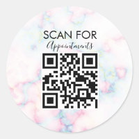 Marble Nail Salon Nombramientos Código QR