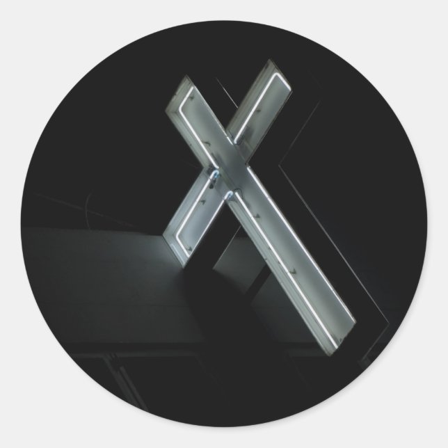 Pegatina Redonda marca el punto (Anverso)