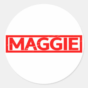 Pegatina Redonda Marca Maggie