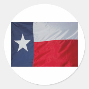 Pegatina Redonda Marca nueva de Texas