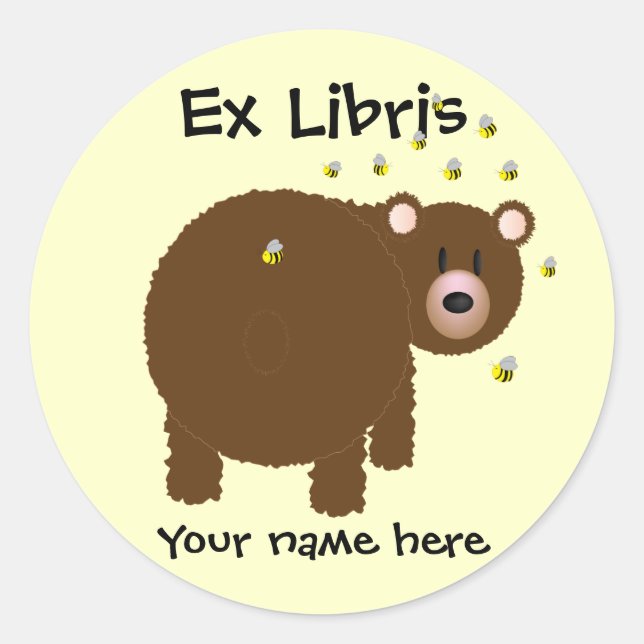 Pegatina Redonda Marcador no identificable (Anverso)