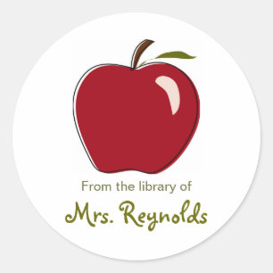 Pegatina Redonda Marcadores Apple