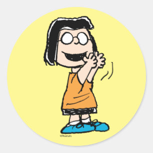 Pegatina Redonda Marcie Clapping