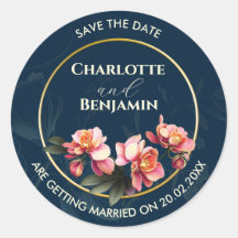 Marco de flores orquídeas | BODA | Guardar La Fech