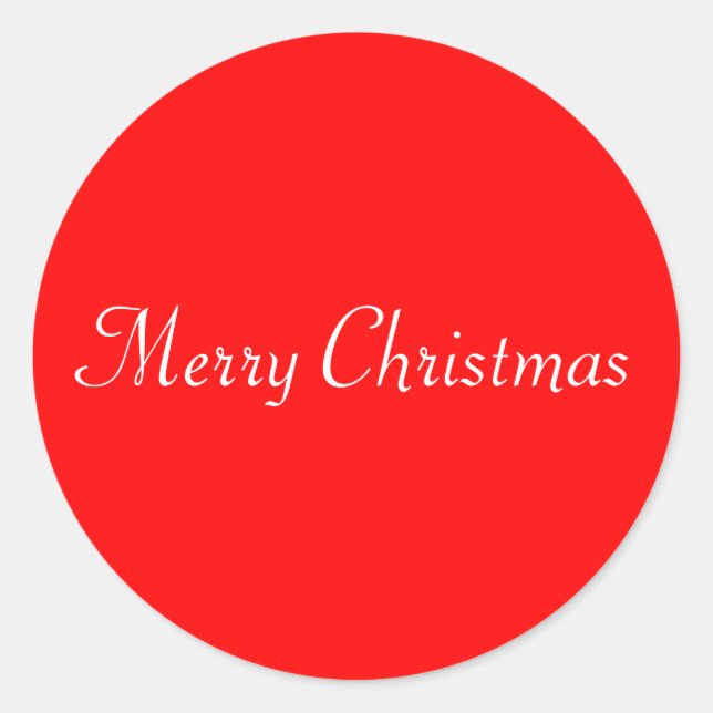 Pegatina Redonda Marea navideña (Anverso)