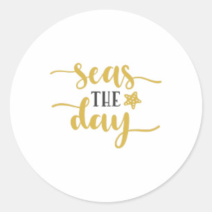 Pegatina Redonda Mares el día